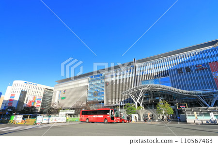 [福岡縣] JR博多站晴空萬裡 110567483