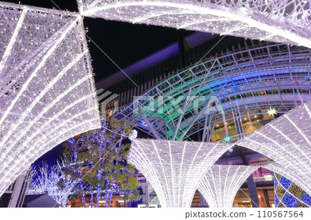 [Fukuoka Prefecture] Illuminations at JR Hakata Station (Hakata, City of Light) 110567564