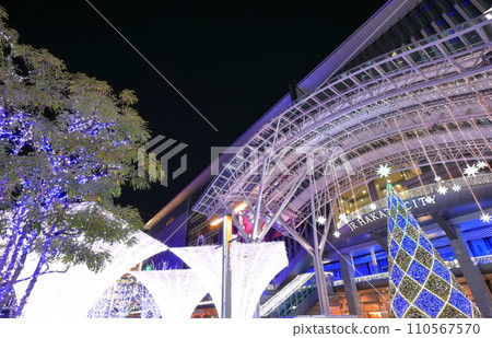 [Fukuoka Prefecture] Illuminations at JR Hakata Station (Hakata, City of Light) 110567570