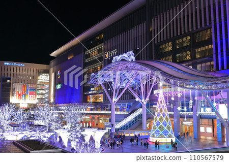 [Fukuoka Prefecture] Illuminations at JR Hakata Station (Hakata, City of Light) 110567579