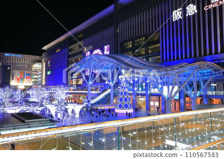 [Fukuoka Prefecture] Illuminations at JR Hakata Station (Hakata, City of Light) 110567583