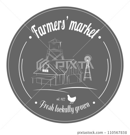 Farm Fresh Products Badge Set.. Item 3 110567838