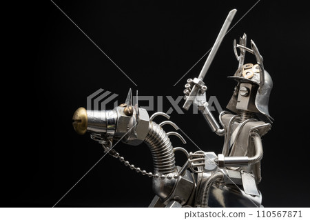 騎馬鎧甲武將手辦/金屬手辦 110567871