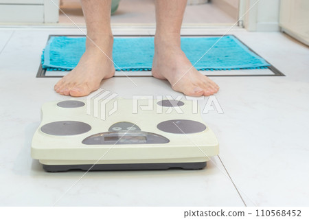 洗澡後測量體重 洗澡後測量體重 110568452
