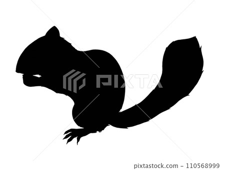 花栗鼠剪影圖 110568999