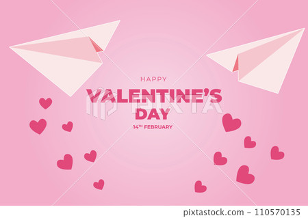 Valentine's Day background, Happy Valentine's Day banner Valentine's Day background, Happy Valentine's Day banner 110570135
