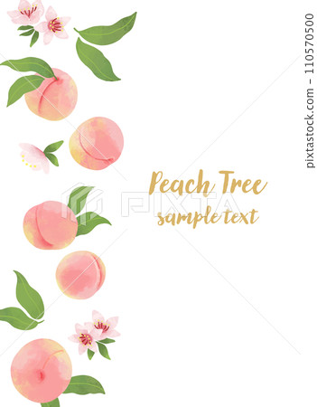 桃花果豎框圖 110570500