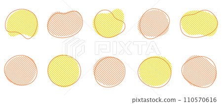 條紋形狀框架液體抽象鬆散框架向量橙黃色 條紋形狀框架液體抽象鬆散框架向量橙黃色 110570616
