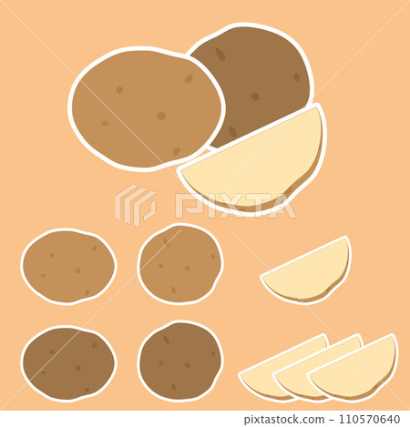 Potato illustration 110570640