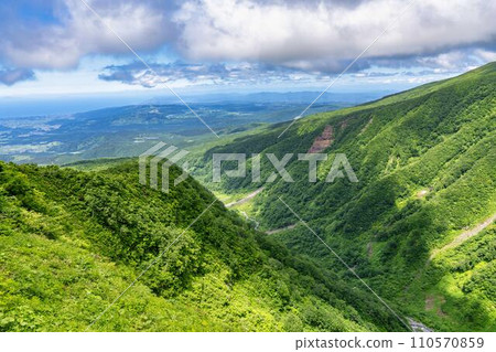 Scenery from Mt. Chokai Observatory, Nikaho City, Akita Prefecture 110570859