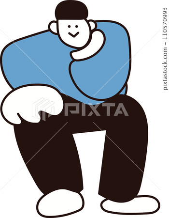一個坐著的人 一個坐著的人 110570993