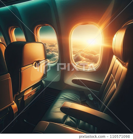 view from airplane window view from airplane window 110571098