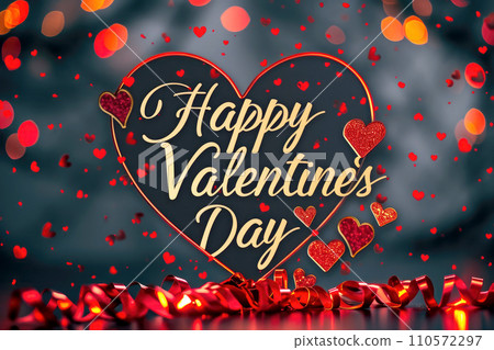Happy valentines day backgrouind. valentine day concept .generative ai Happy valentines day backgrouind. valentine day concept .generative ai 110572297