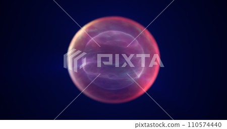 Spinning purple energy sphere digital atom hi-tech ball futuristic magic circle glowing bright force field abstract background Spinning purple energy sphere digital atom hi-tech ball futuristic magic circle glowing bright force field abstract background 110574440