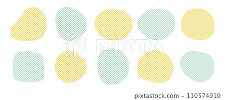 Striped shape frame Liquid abstract loose frame Blue Yellow Green Striped shape frame Liquid abstract loose frame Blue Yellow Green 110574910