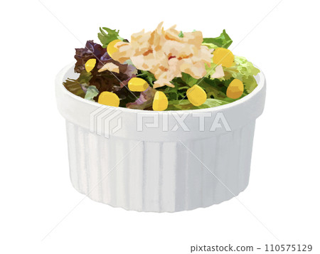 Tuna corn salad (with cocotte) 110575129