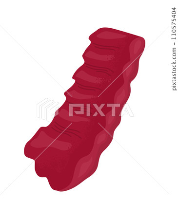 This prompt does not include details regarding humans or human activities, so I will provide a description of the image presented. Red gummy bear candy illustration with shiny texture. Sugar coated 110575404