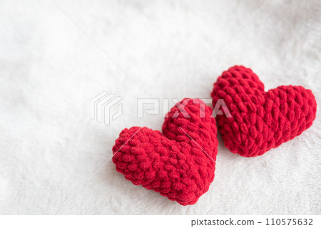 heart knitted toy heart knitted toy 110575632
