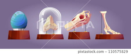 Science museum exhibits set 110575829