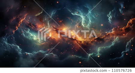 Night sky - Universe filled with stars, nebula and galaxy Night sky - Universe filled with stars, nebula and galaxy 110576726