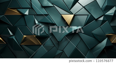 Poster for web design. 3d business card with abstract texture dark green on light background for booklet design. Poster for web design. 3d business card with abstract texture dark green on light background for booklet design. 110576877