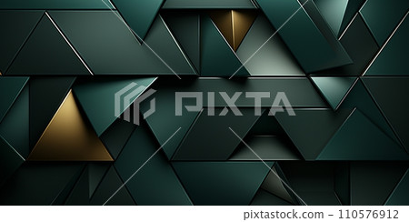 Poster for web design. 3d business card with abstract texture dark green on light background for booklet design. Poster for web design. 3d business card with abstract texture dark green on light background for booklet design. 110576912