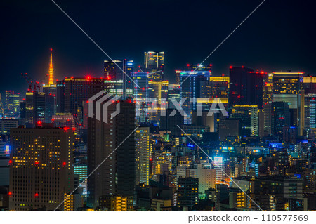 東京的夜景 東京的夜景 110577569