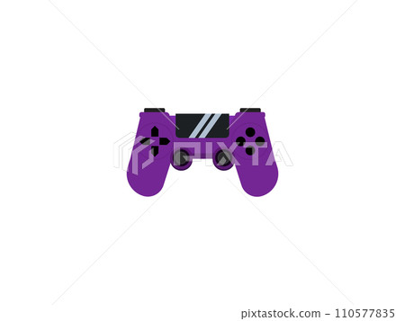 Purple Joystick For Video Games 110577835