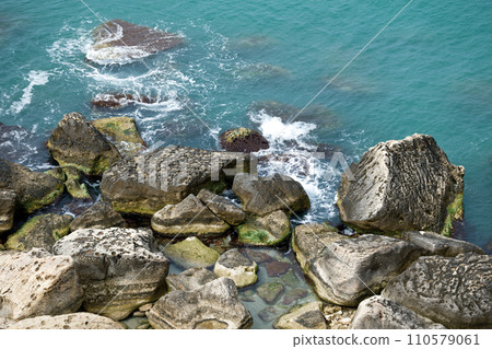 Rock trail in Aktau. Rock trail in Aktau. 110579061