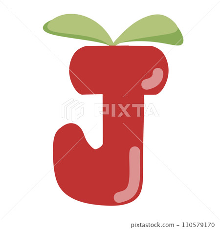 Alphabet letter J 110579170