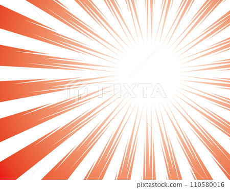 Thick concentrated line frame red 110580016