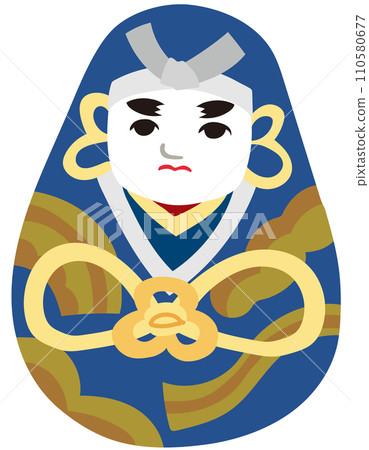 Princess Daruma Ehime Prefecture Tourist Attraction Folk Craft Material 110580677