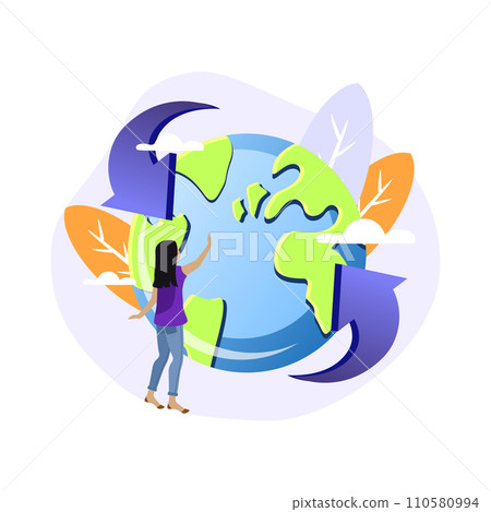 Global progress illustration. World economic analysis, global investment or international business opportunity research, forecast and analyze financial information concept. Global progress illustration. World economic analysis, global investment or international business opportunity research, forecast and analyze financial information concept. 110580994