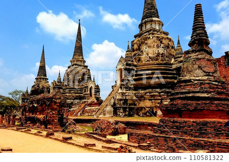 Wat Phra Si Sanphet in Ayutthaya, Thailand Wat Phra Si Sanphet in Ayutthaya, Thailand 110581322