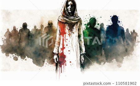 對特定民族的壓迫和屠殺/種族滅絕 對特定民族的壓迫和屠殺/種族滅絕 110581902