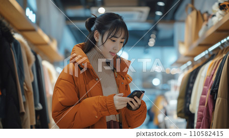 喜歡購物的女人(AI 生成) 喜歡購物的女人(AI 生成) 110582415