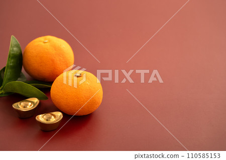 Tangerine Chinese lunar new year Tangerine Chinese lunar new year 蜜橘みかん 110585153