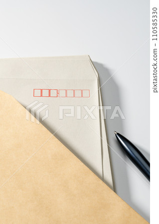 Envelopes and pen Envelopes and pen 110585330