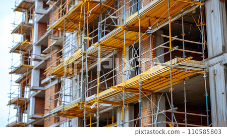 New beginnings in construction projects, ongoing urban development. AI image New beginnings in construction projects, ongoing urban development. AI image 110585803