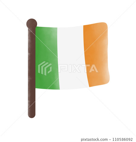 Irish flag Irish flag 110586092