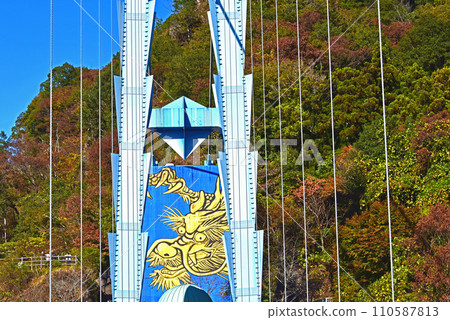 Ibaraki Prefecture Hitachiota Ryujin Suspension Bridge Ibaraki Prefecture Hitachiota Ryujin Suspension Bridge 110587813