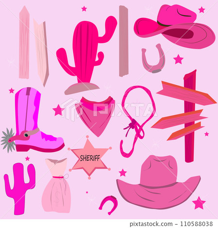 set of the pink season of the American rodeo 110588038