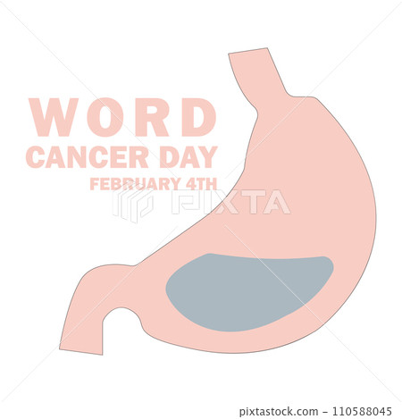 World Cancer Day, stomach cancer, blood test. a vector suitable for education, healthcare and campaigns World Cancer Day, stomach cancer, blood test. a vector suitable for education, healthcare and campaigns 110588045