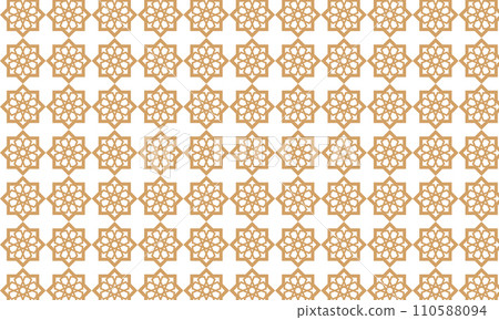 Arabic seamless geometrical pattern background Arabic seamless geometrical pattern background 110588094