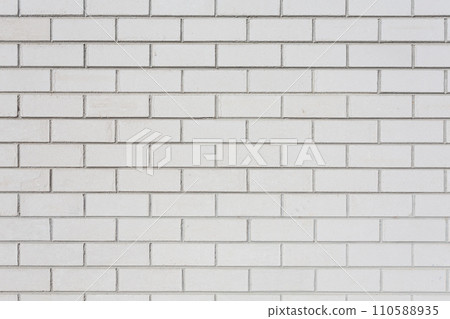 White brick wall. 110588935