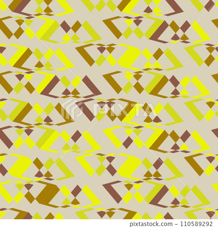 Modern abstract geometric seamless pattern vector. Vector illustration. Fashionable template for design. Design for print, decor, package, banner. 110589292