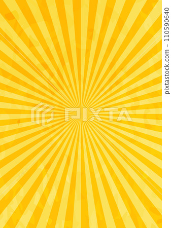 Watercolor style Japanese concentrated line sunburst yellow background vertical vertical banner Watercolor style Japanese concentrated line sunburst yellow background vertical vertical banner 110590640