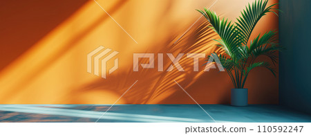 Natural Background for Presentations with Plants and Free Space , Generative AI 110592247