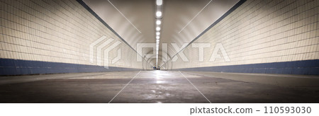 St. Anna's underground tunnel under the Scheldt River in Antwerp 110593030