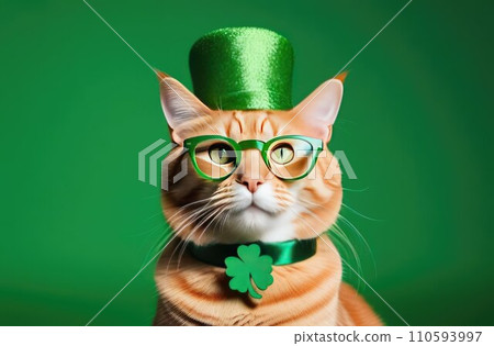 AI-generated content. St.Patrick 's Day. A... - Stock Illustration